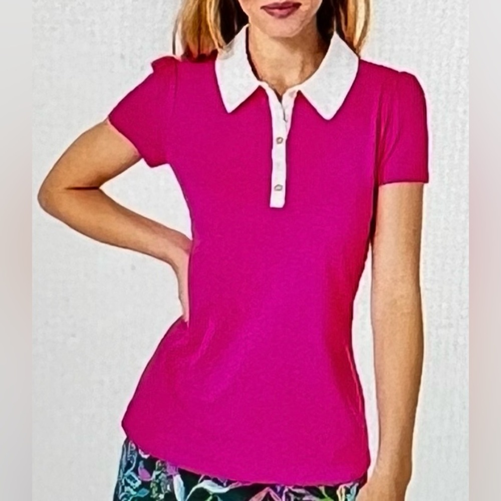Lilly Pulitzer Pink Polo